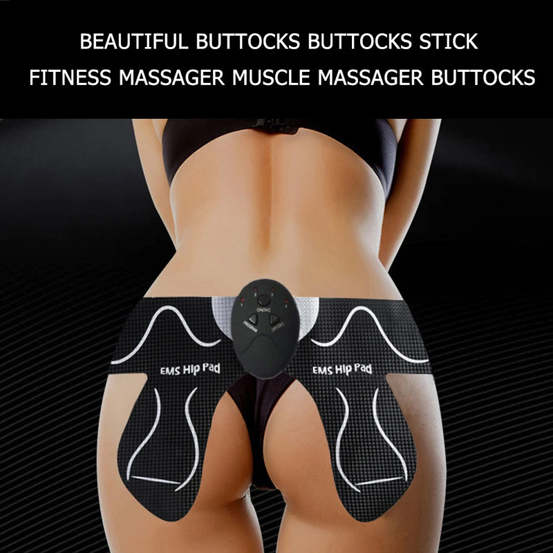 EMS Hip Trainer Multi-functional Practical Electric Vibration Muscle Stimulator Buttocks Butt Toner Paste Fitness Accessories